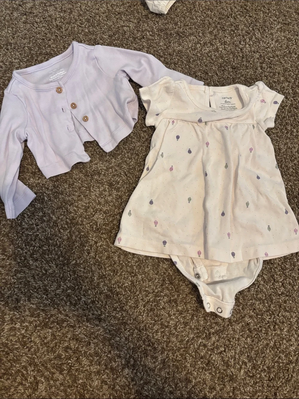 Baby Girls Mixed Romper & Dress Bundle - Pink, White, Navy Floral - Picture 6 of 11